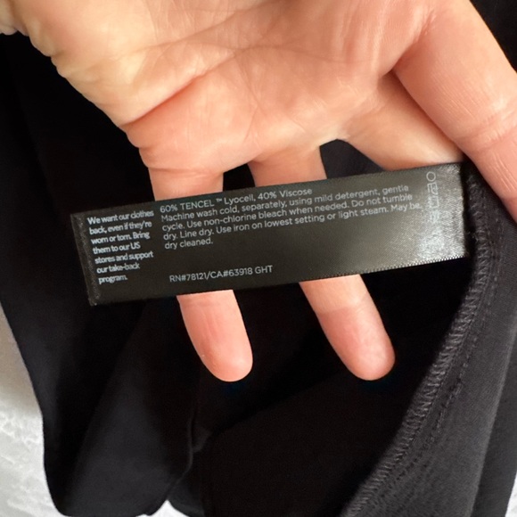 Eileen Fisher Black Maxi Dress - Picture 4 of 4